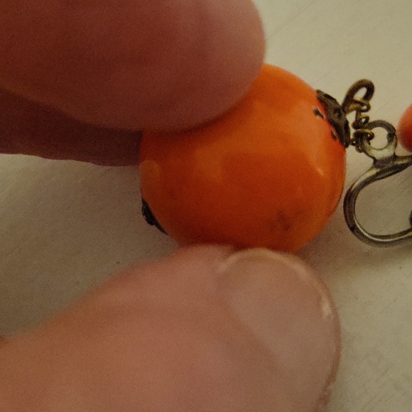 60's EARRINGS,VTG VINTAGE/MOD 1960'S, MY "COOL" HIP MOMS EARRINGS! - Picture 4 of 4